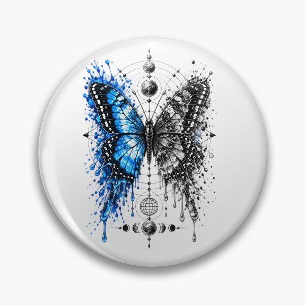 Item preview, Cosmic Butterfly Lunar Transformation Art designed and sold by ODDLUME CLUB.