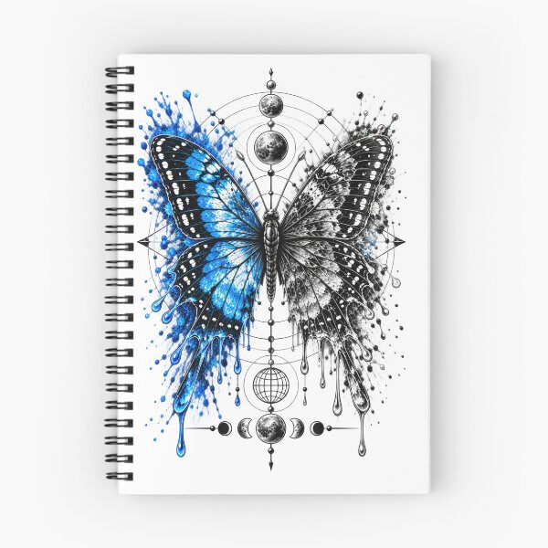 Item preview, Cosmic Butterfly Lunar Transformation Art designed and sold by ODDLUME CLUB.