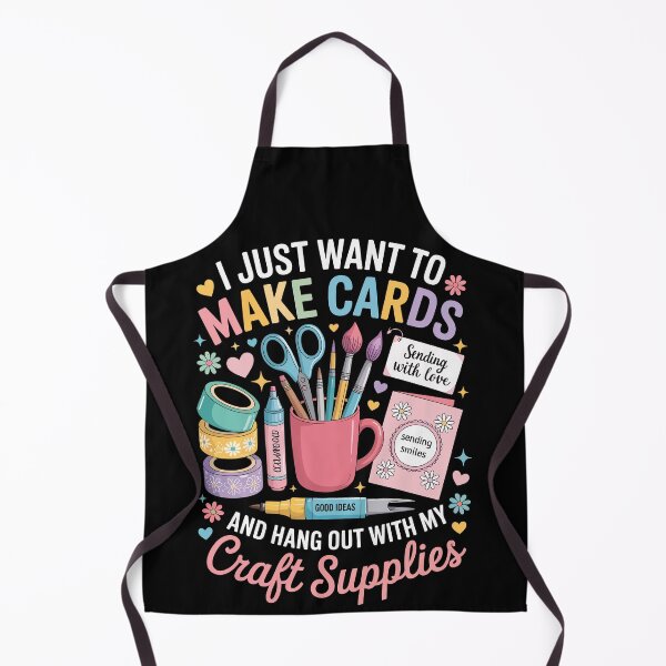Item preview, I JUST WANT TO MAKE CARDS AND HANG OUT WITH MY Craft Supplies designed and sold by jkrphoto.