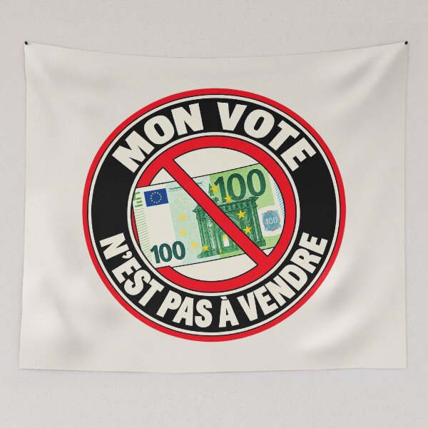 Item preview, ⭐ MY VOTE IS NOT FOR SALE ⭐ - EUR - EURO -  FRENCH - MON VOTE N’EST PAS À VENDRE designed and sold by WheelieGdArt.