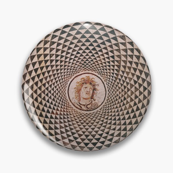 Item preview, Roman Medusa Mosaic Ancient Roman Art designed and sold by Retr0Tshirts.