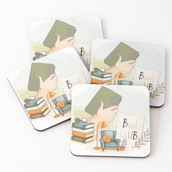 Item preview, Cozy Book Club Watercolor Vector Illustration designed and sold by maewjpho.