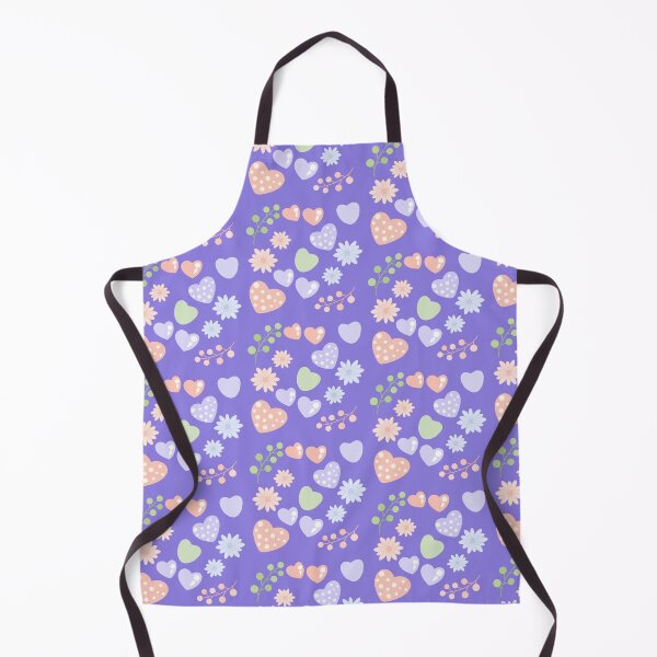 Item preview, Hand Drawn Pastel Floral Hearts Pattern designed and sold by Porpor Artwork.