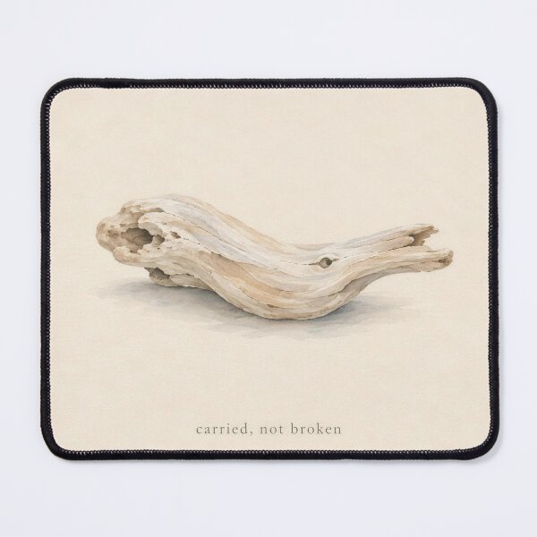 Item preview, Carried Not Broken Driftwood Illustration | Coastal Wall Art designed and sold by FixationStudio.