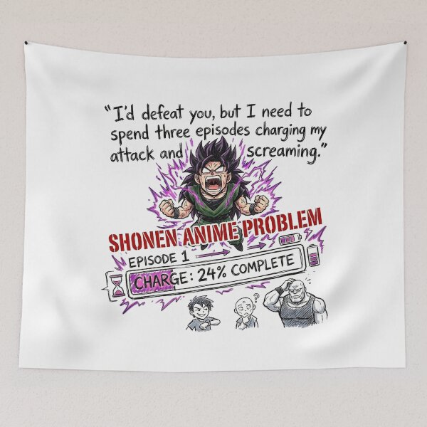 Item preview, I'd defeat you, but I need to spend three episodes charging my attack and screaming. designed and sold by jrzvibe.