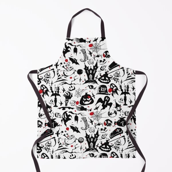 Item preview, Spooky Halloween Doodle Seamless Pattern designed and sold by interdesigner.