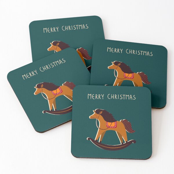 Item preview, Christmas rocking horse – Nostalgic Christmas designed and sold by Nicole Bleck.