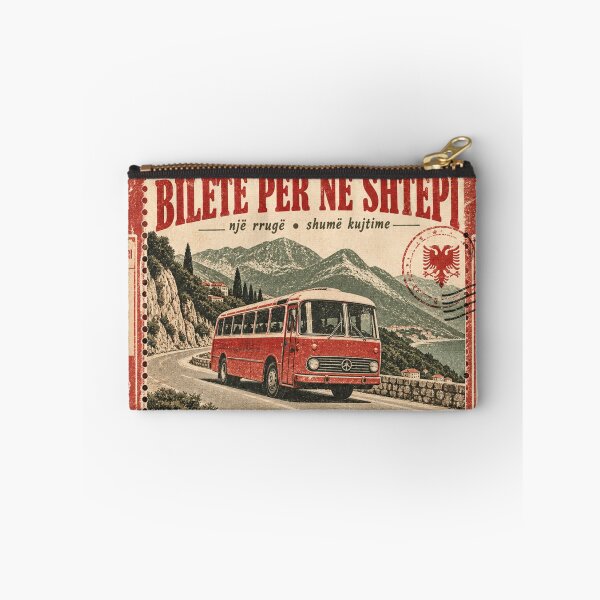 Item preview, Nostalgic ticket home to Albania design designed and sold by VisualLine.al.