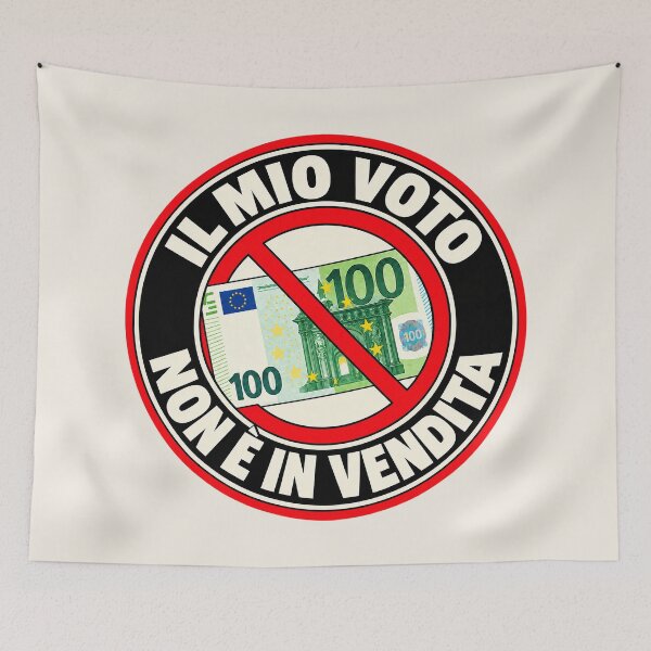 Item preview, ⭐ MY VOTE IS NOT FOR SALE ⭐ - EUR - EURO -  ITALIAN - IL MIO VOTO NON È IN VENDITA designed and sold by WheelieGdArt.