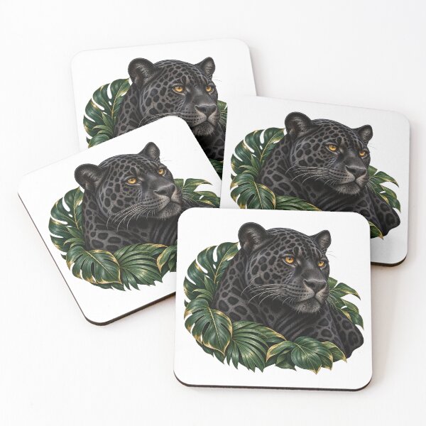 Item preview, Black Jaguar in the Rainforest designed and sold by Trends Art Creations .
