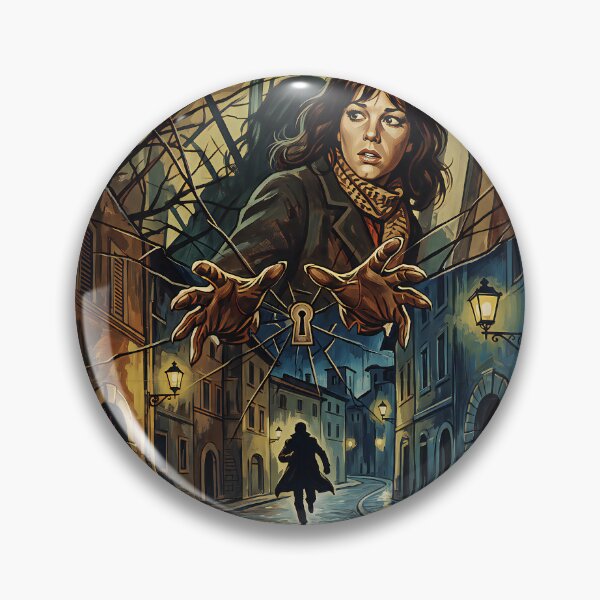 Item preview, vintage italian horror mystery poster "The Glass Gate" designed and sold by aliraweb.