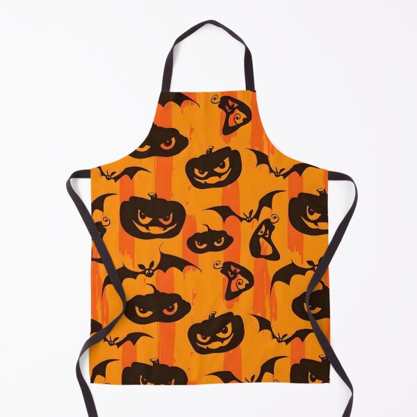 Item preview, Spooky Halloween Pumpkin and Bat Seamless Pattern designed and sold by interdesigner.