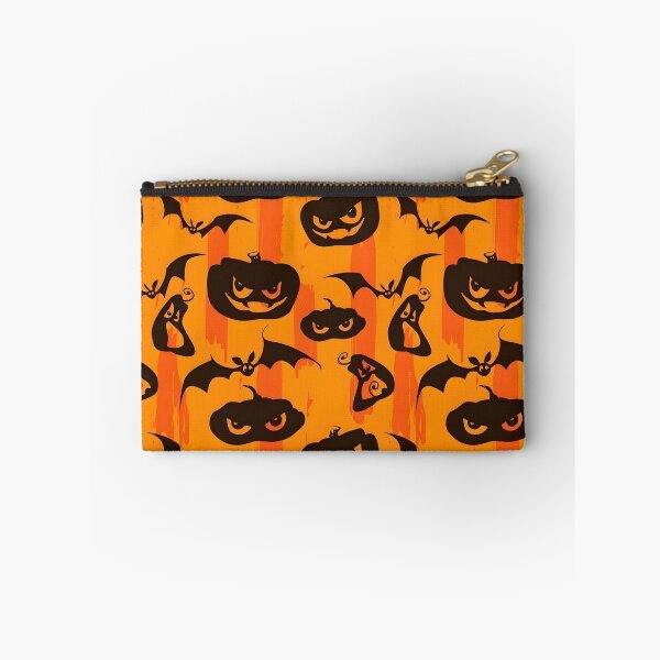 Item preview, Spooky Halloween Pumpkin and Bat Seamless Pattern designed and sold by interdesigner.