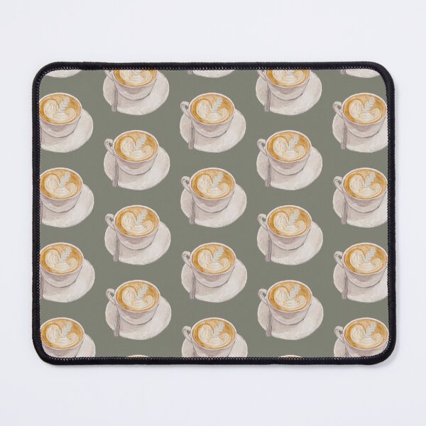 Item preview, Acuarela de café capuchino – Ilustración de un café italiano designed and sold by Qualali Studio.