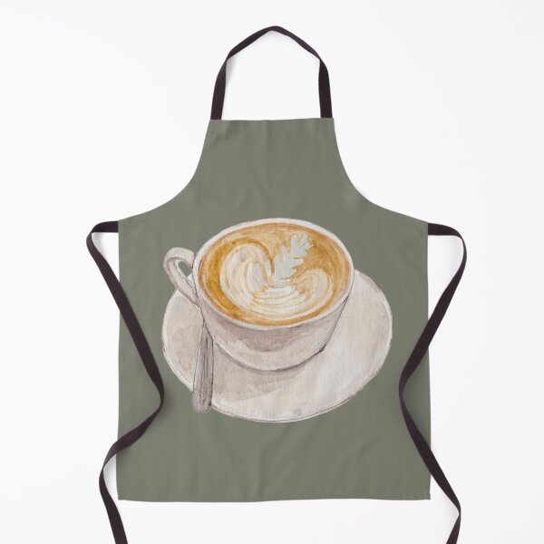 Item preview, Acuarela de café capuchino – Ilustración de un café italiano designed and sold by Qualali Studio.