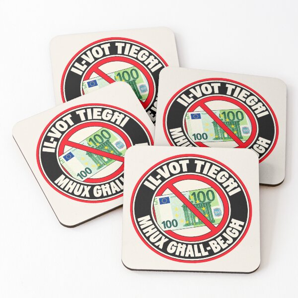 Item preview, ⭐ MY VOTE IS NOT FOR SALE ⭐ - EUR - EURO -  MALTESE - IL-VOT TIEGĦI MHUX GĦALL-BEJGĦ designed and sold by WheelieGdArt.