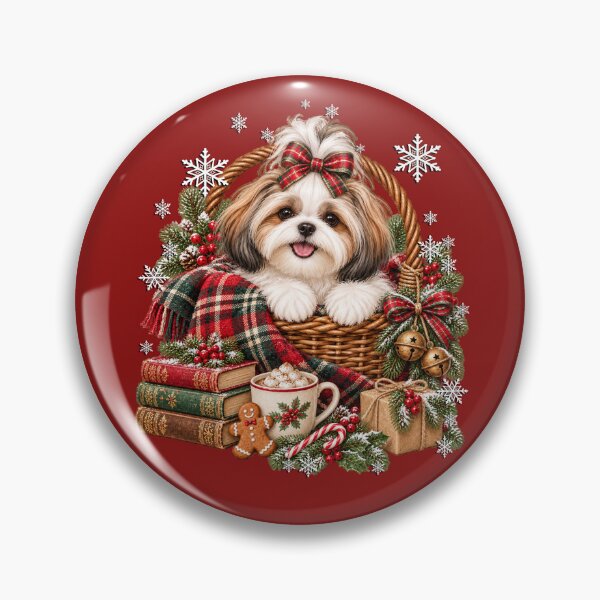 Item preview, Christmas Shih Tzu Winter Holiday Shihtzu Dog designed and sold by Cute & Sassy Custom Gifting Boutiques.