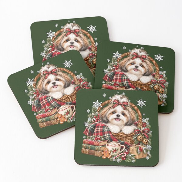 Item preview, Christmas Shih Tzu Winter Holiday Shihtzu Dog designed and sold by Cute & Sassy Custom Gifting Boutiques.
