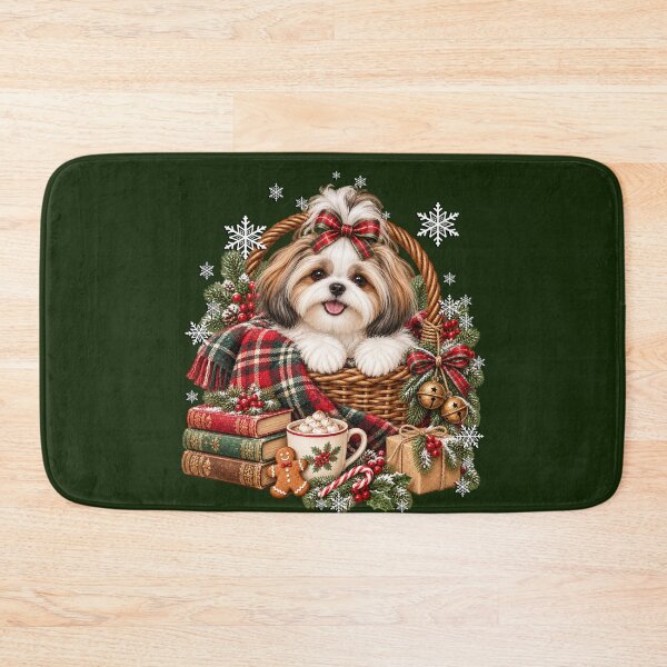 Item preview, Christmas Shih Tzu Winter Holiday Shihtzu Dog designed and sold by Cute & Sassy Custom Gifting Boutiques.