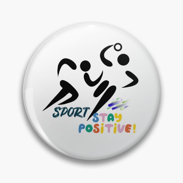 Item preview, Sport Stay Positive – Dynamic Motivation & Fitness Typography Design designed and sold by GoldenSparkleShop.