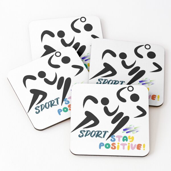 Item preview, Sport Stay Positive – Dynamic Motivation & Fitness Typography Design designed and sold by GoldenSparkleShop.