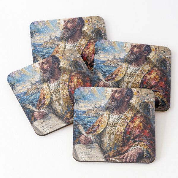 Item preview, Saint Augustine of Hippo Painting – Faith, Philosophy and Wisdom designed and sold by GalleryKauffeld.