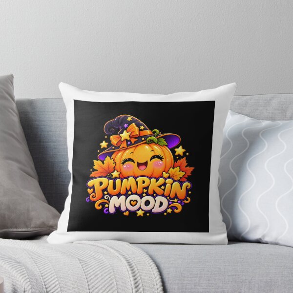 Item preview, Pumpkin Mood Halloween T-Shirt – Cute Witch Hat Pumpkin Fall Design designed and sold by dressyside.