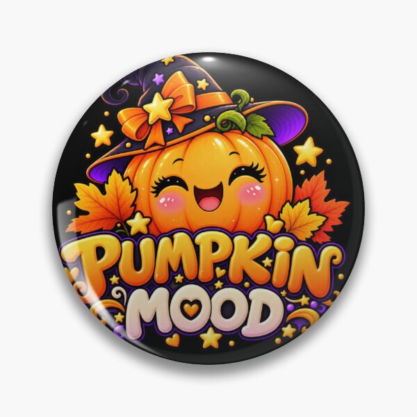 Item preview, Pumpkin Mood Halloween T-Shirt – Cute Witch Hat Pumpkin Fall Design designed and sold by dressyside.