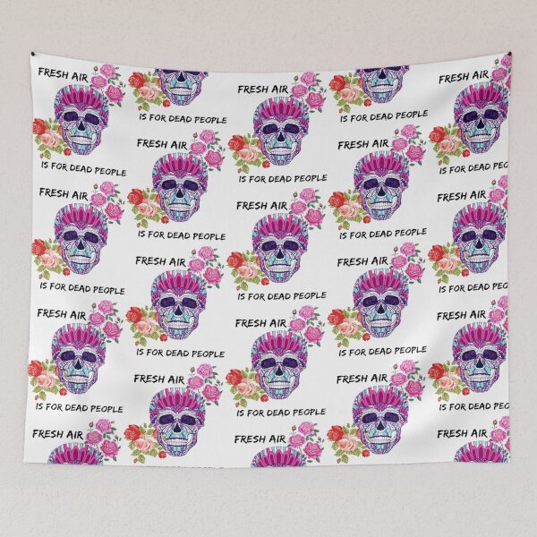 Item preview, Morbid Fresh Air Is For Dead People colorful designed and sold by ZeldaThompson.