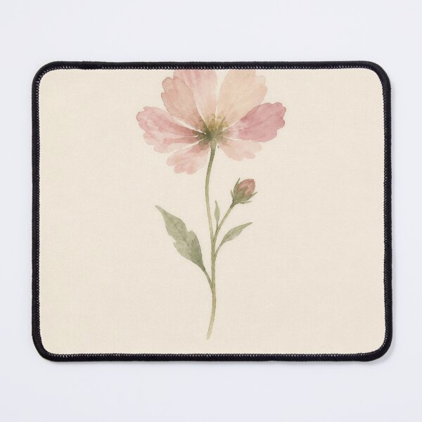 Item preview, Still Growing Pressed Flower Illustration | Mental Health Wall Art | Gentle Reminder Print designed and sold by FixationStudio.