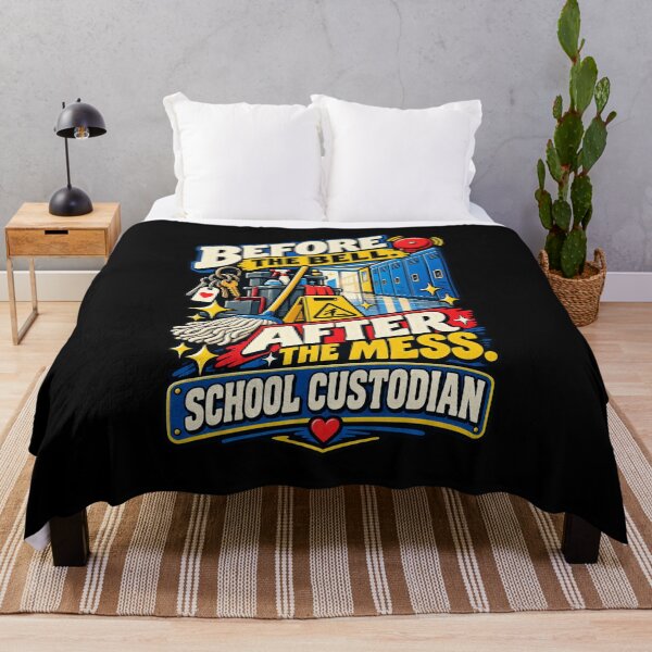 Item preview, Before The Bell After The Mess School Custodian designed and sold by MOTIFOLK.