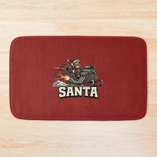 Item preview, Hot Rod Biker Santa V8 Engine Supercharged Sleigh Christmas designed and sold by KiwiRider.