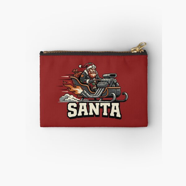 Item preview, Hot Rod Biker Santa V8 Engine Supercharged Sleigh Christmas designed and sold by KiwiRider.
