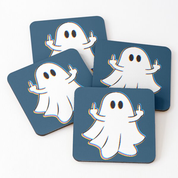 Item preview, Rude Ghost Glitch Halloween Rebel Vaporwave designed and sold by AstronautMerch.
