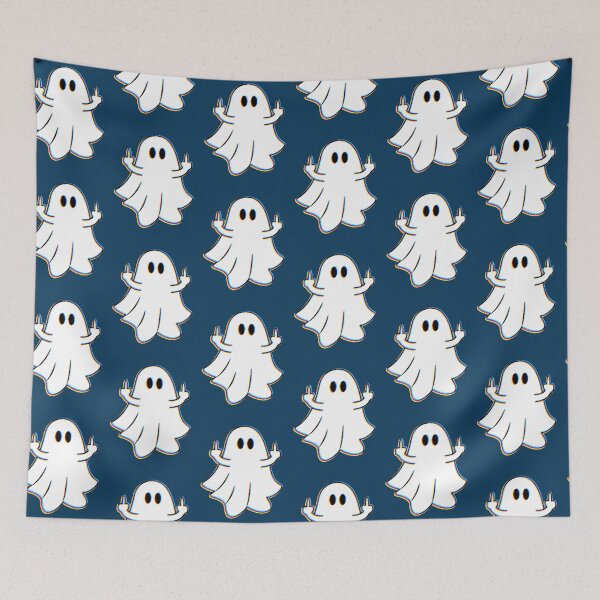 Item preview, Rude Ghost Glitch Halloween Rebel Vaporwave designed and sold by AstronautMerch.