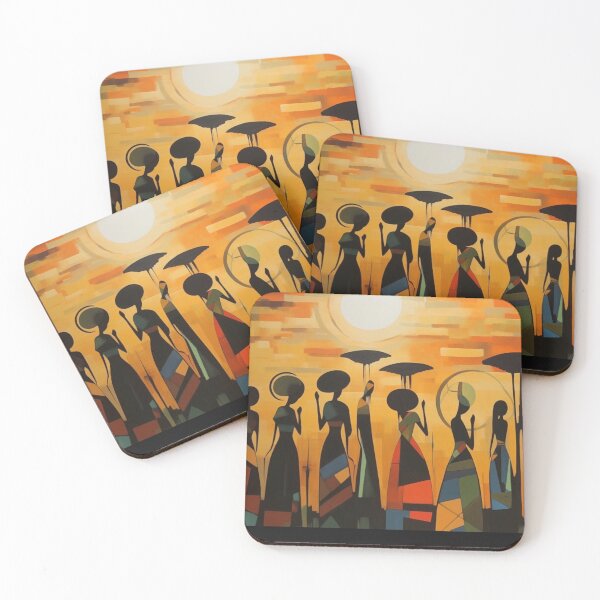 Item preview, Angolan Sunset – African Heritage Abstract Art designed and sold by GSizzle1.