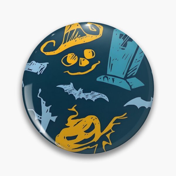 Item preview, Spooky Hand-Drawn Halloween Seamless Pattern designed and sold by interdesigner.