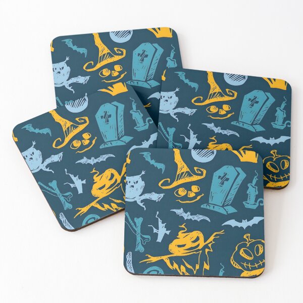 Item preview, Spooky Hand-Drawn Halloween Seamless Pattern designed and sold by interdesigner.