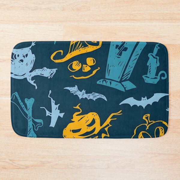 Item preview, Spooky Hand-Drawn Halloween Seamless Pattern designed and sold by interdesigner.