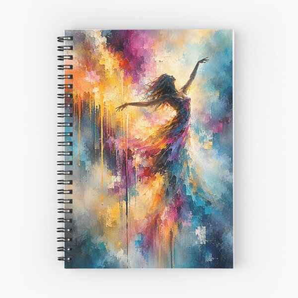 Item preview, The Chromatic Dance - Vibrant Abstract Dancer Wall Art designed and sold by Joey Santiago.