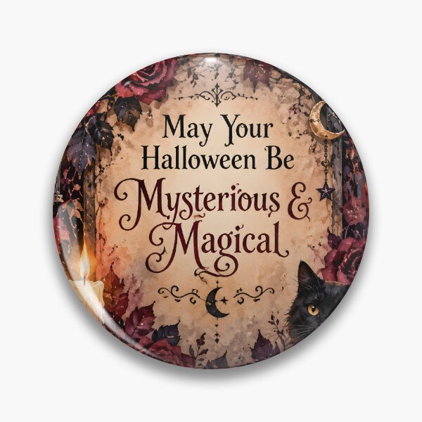 Item preview, Mysterious & Magical Halloween – Gothic Raven, Black Cat and Full Moon designed and sold by blankTeeShirt.