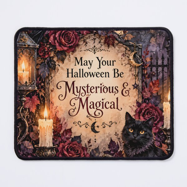 Item preview, Mysterious & Magical Halloween – Gothic Raven, Black Cat and Full Moon designed and sold by blankTeeShirt.