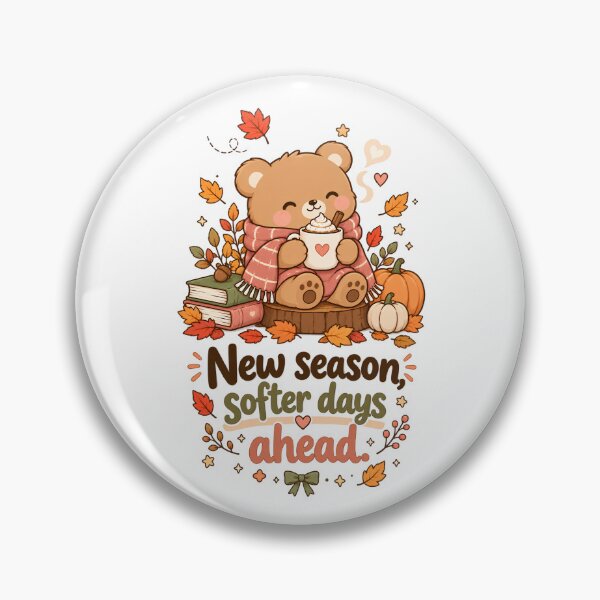 Item preview, Fall Season Cozy Bear | First Day of Fall Autumn Coffee Illustration designed and sold by LittleJoyStudio.Art.