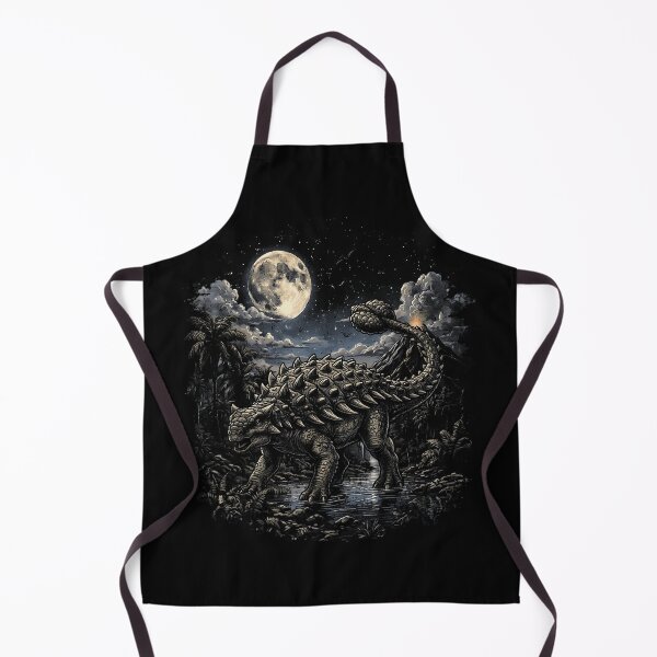 Item preview, Ankylosaurus Walking Through a Moonlit Prehistoric Jungle designed and sold by TadeoNivar.