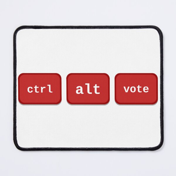 Item preview, Ctrl Alt Vote - Red | Funny Programmer Voting T-Shirt designed and sold by byork215.