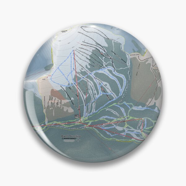 Item preview, Banff Sunshine Resort Trail Map designed and sold by Mapsynergy.