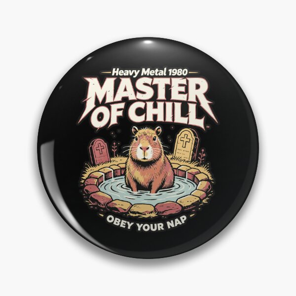 Item preview, Master Of Chill Capybara designed and sold by Hotfresh.