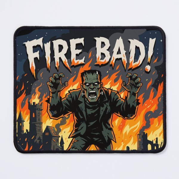 Item preview, Halloween Frankenstein Fire Bad designed and sold by luckysolo.