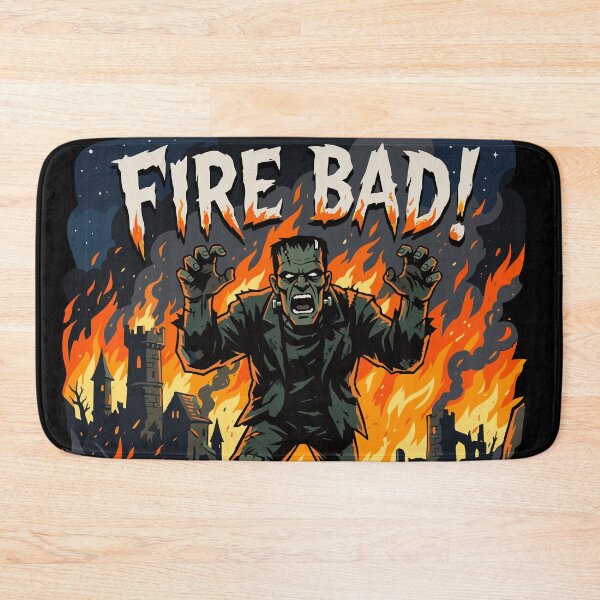 Item preview, Halloween Frankenstein Fire Bad designed and sold by luckysolo.