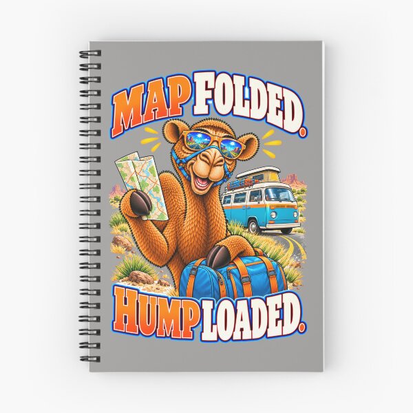 Item preview, Map Folded. Hump Loaded – Funny Lifestyle and Pets T-Shirt – Funny Camel T-Shirt Animal Graphic Camel T-Shirt designed and sold by Camel & Quirk.